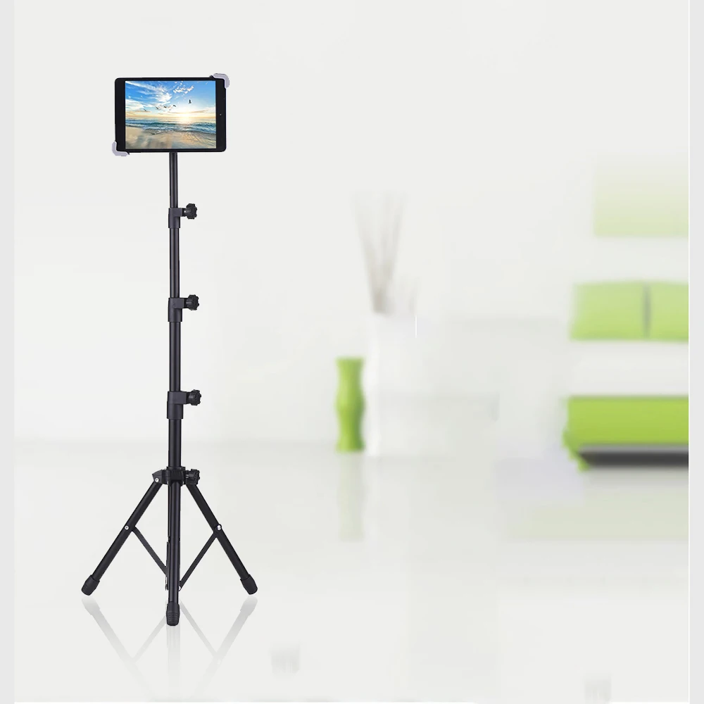 

For iPad / iPad Mini / 7-12 Inch Tablets Stand Flexible Mini Tripod Stand Foldable Adjustable Prortable Tablet Travel Tripod