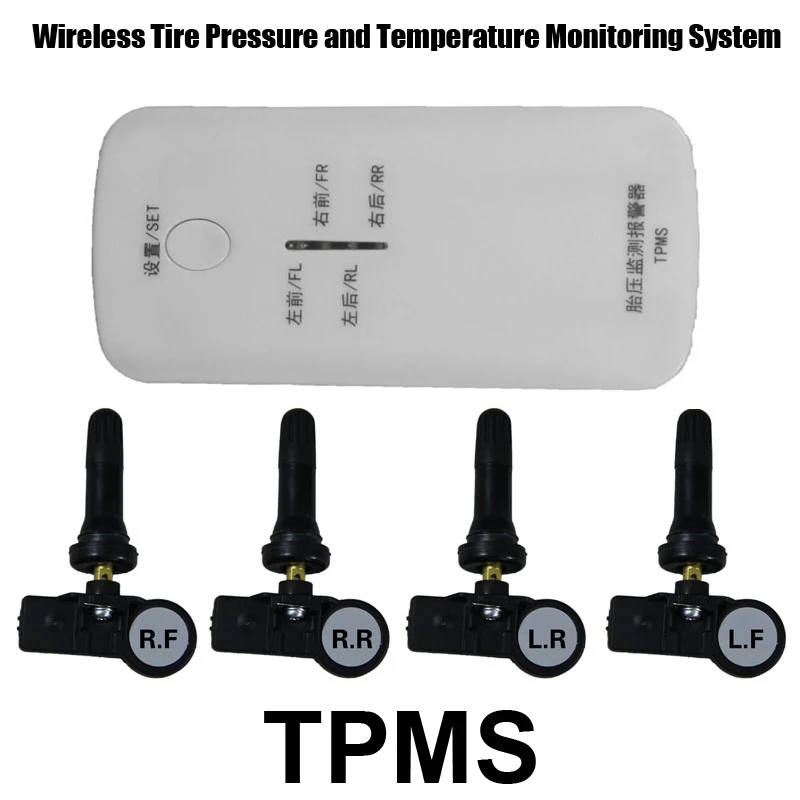 Bluetooth TPMS Support font b iPhone b font Android phone Wireless Tire Pressure Monitoring System Car