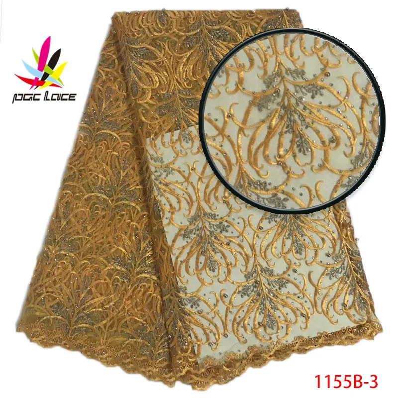 African Flower Lace Fabric With Stones Embroidered Nigerian Laces Bridal French Tulle For Women AMY1155B-1 | Дом и сад