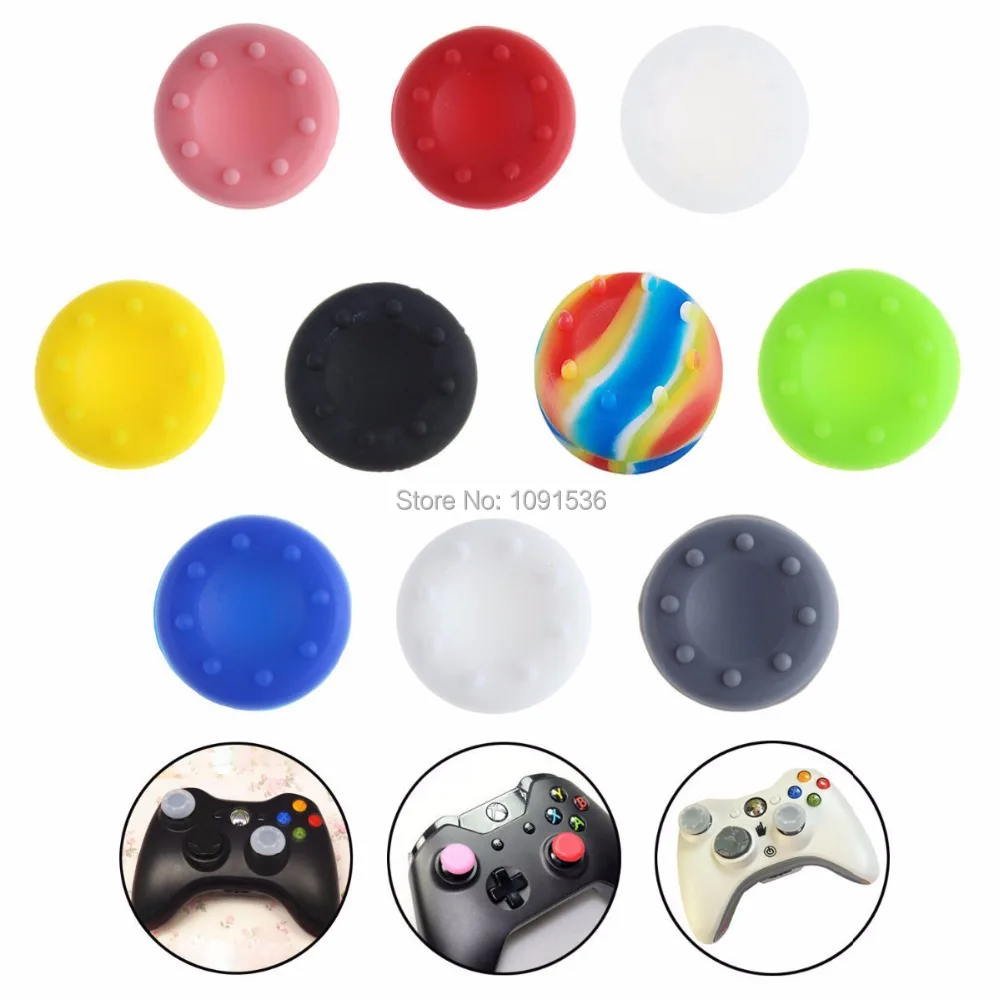 

200pcs Silicone Thumb Stick Grip Cap Cover for Sony PlayStation 4 PS4 Controller