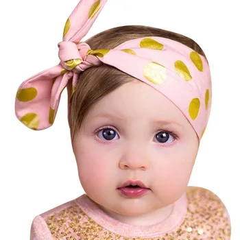 

1 Piece MAYA STEPAN Children Girls Rabbit Ears Dot Hair Head Band Bow Knot Accessories Baby Newborn Headband Headwear Headwrap
