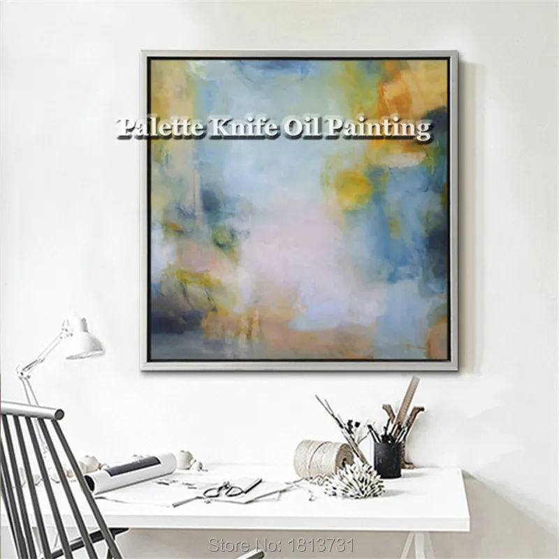 Hand painted Modern Abstract Canvas Oil Painting Wall Art decorative Pictures for living room Home Decor Handmade cuadros Art 8