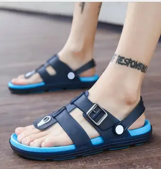 

lowest price Mens Flip Flops Sandals Casual Men Shoes Summer Fashion Beach Flip Flop Slippers masculino peep toe slip on slides