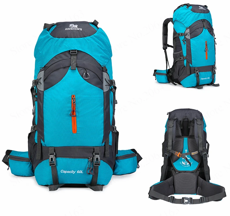 60л походный рюкзак, альпинистский рюкзак, большая емкость, походный рюкзак, уличный рюкзак, походные сумки для кемпинга, алюминиевый