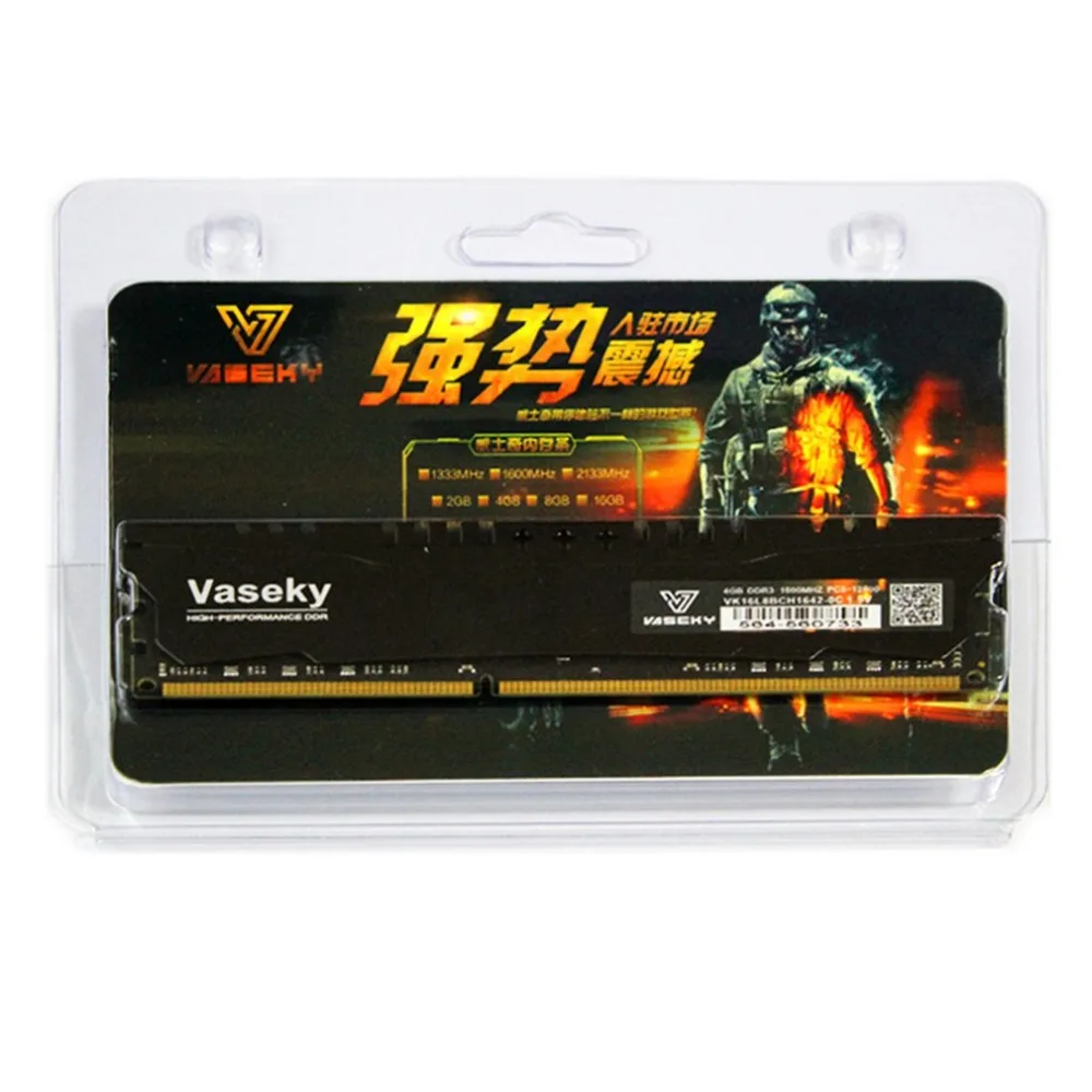 Vaseky Ddr3 8G Pc Ram Память Dimm 1,2 V настольная оперативная память Внутренняя Память Ram 2400 Частота памяти для компьютерных игр Ram