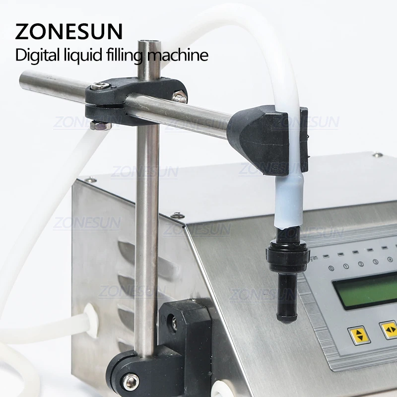 ZONESUN цифровая электрическая машина для наполнения жидкостей Фильтрующий насос для воды автоматическое оборудование для упаковки напитков 3.5L нержавеющая