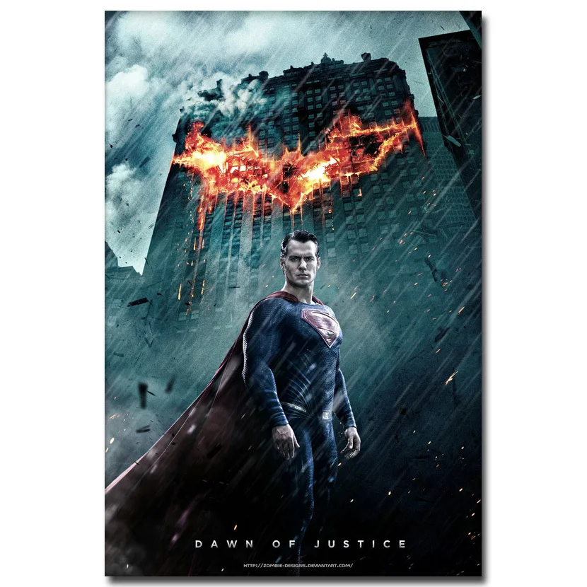 Batman vs Superman Hot Movie Art Silk Poster 13x20 24x36 inch-001