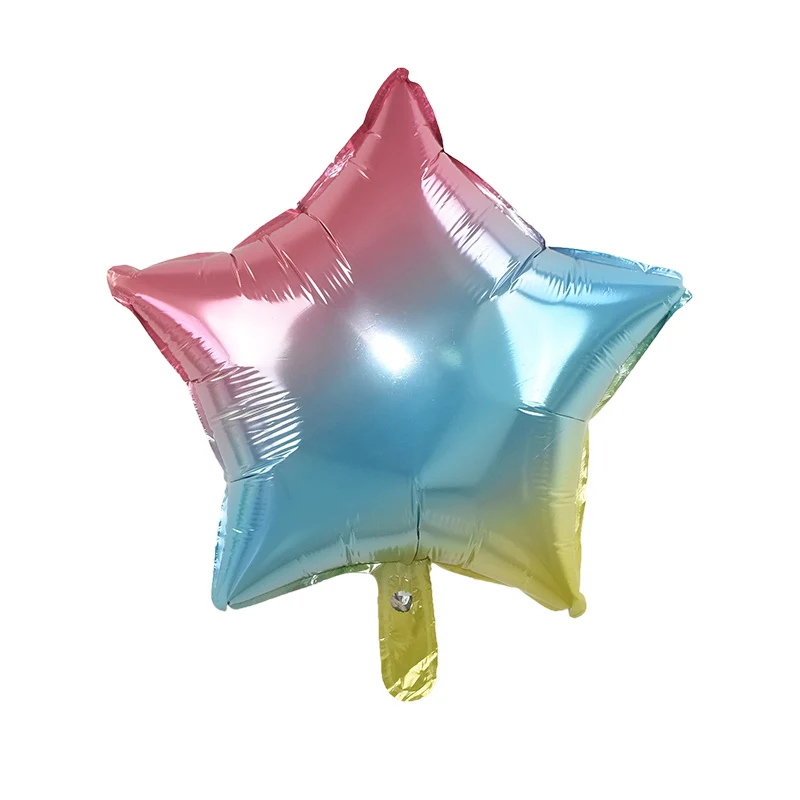 С днем рождения воздушные шары буквы Alphabe Радужная воздушная фольга воздущные шары Детские игрушки свадьба день рождения гелиевые шары вечерние шары - Цвет: star