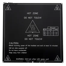 3D printer heatbed Heat bed MK3 Standard Aluminum plate 3MM hot bed reprap PCB Board 215x215x3mm 3D Printer Parts