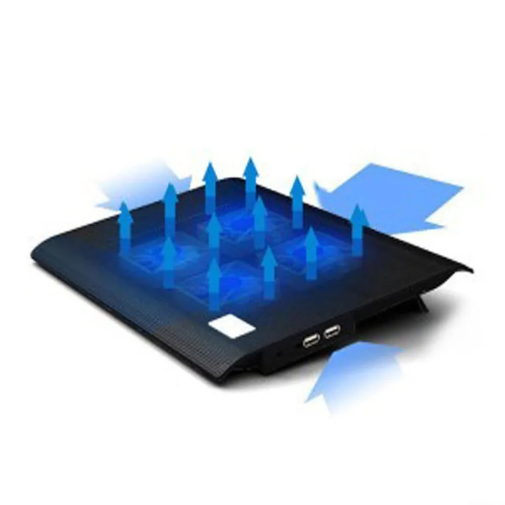 

L112B Super Ultra Thin Cool Cold USB Laptop Cooling Pad Notebook Radiator Speed Control 6 Cooling Fan Cooler