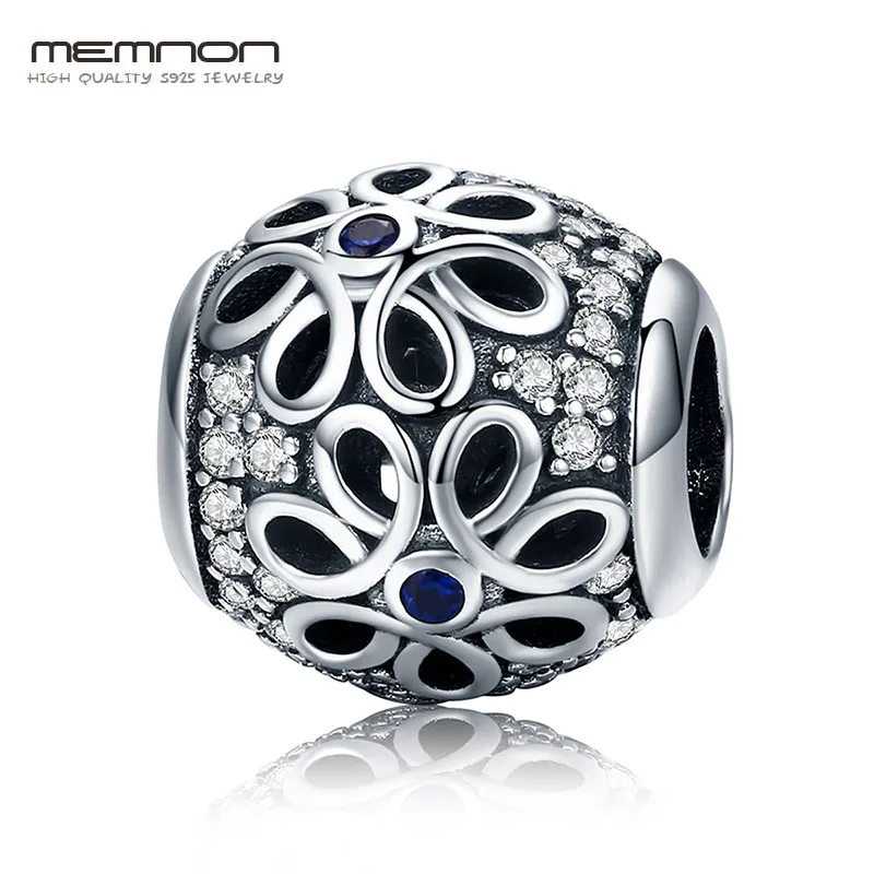 

M Spring Collection 925 Sterling Silver Daisy Flower Openwork Beads fit Original Charm Bracelet DIY Jewelry Making MCC571