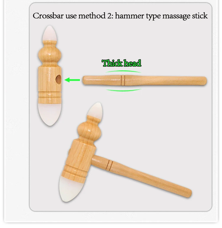 Натуральный бамбук деревянный многофункциональный кран Массажная палка мяч для спины талии наконечник массажер для шеи стикер инструменты