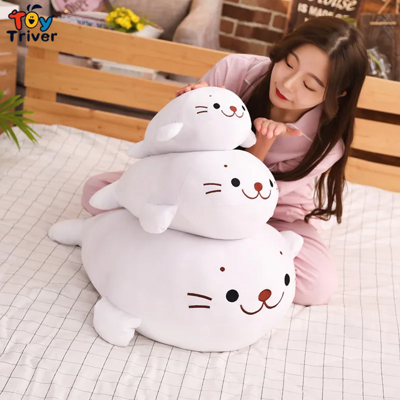 

Plush Sea Lion Toy Stuffed Seal Ocean Animal Doll Baby Kids Children Birthday Christmas New Year Gift Home Decor Triver