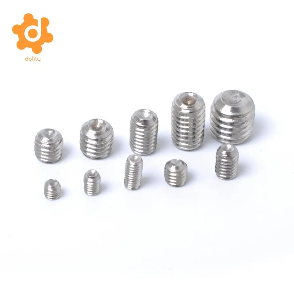 200 Pieces 304 Stainless Steel Hex Allen Head Hexagon Socket Screws Nuts Kit