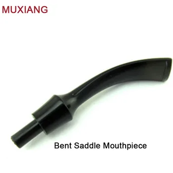

MUXIANG Mouthpiece for Smoking Pipe DIY Briar Wood Pipe Tail Bent Saddle 3-7.2mm Filter Mouthpiece Factory Wholesale be0019