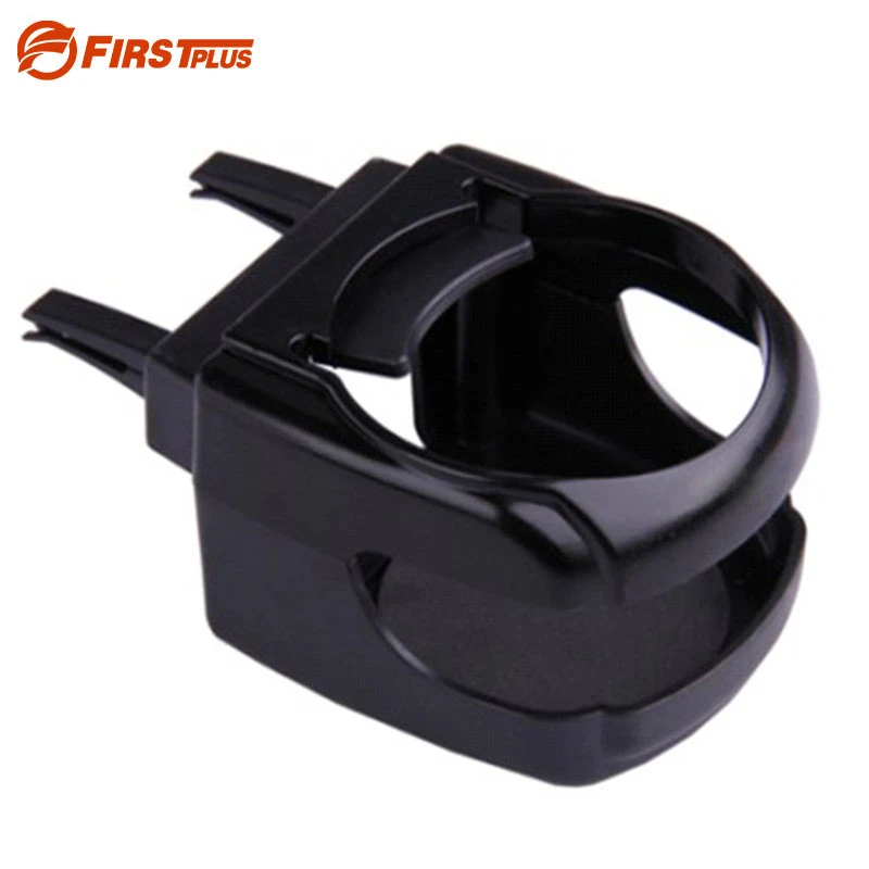 Universal Car Truck Fixed At The Air Outlet Plastic Cup Holder Bottle Holder for Water Cup Coffe Tumbler Drink Bottle Black