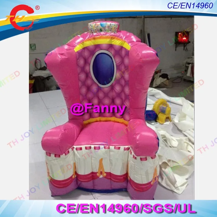 Free shipping new king throne inflatable chair/inflatable throne chair