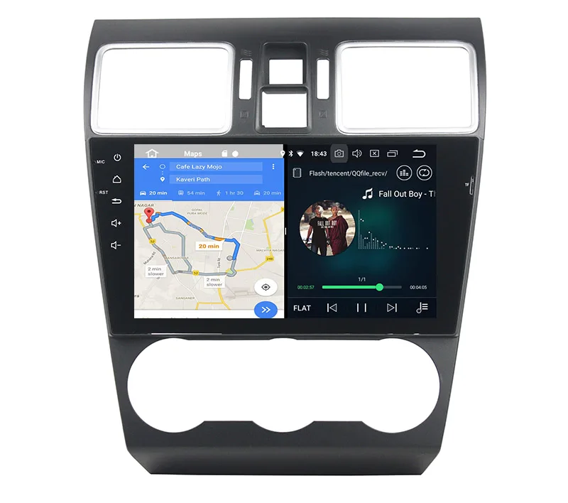 subaru wrx forester android 8.0 head unit stereo upgrade 3