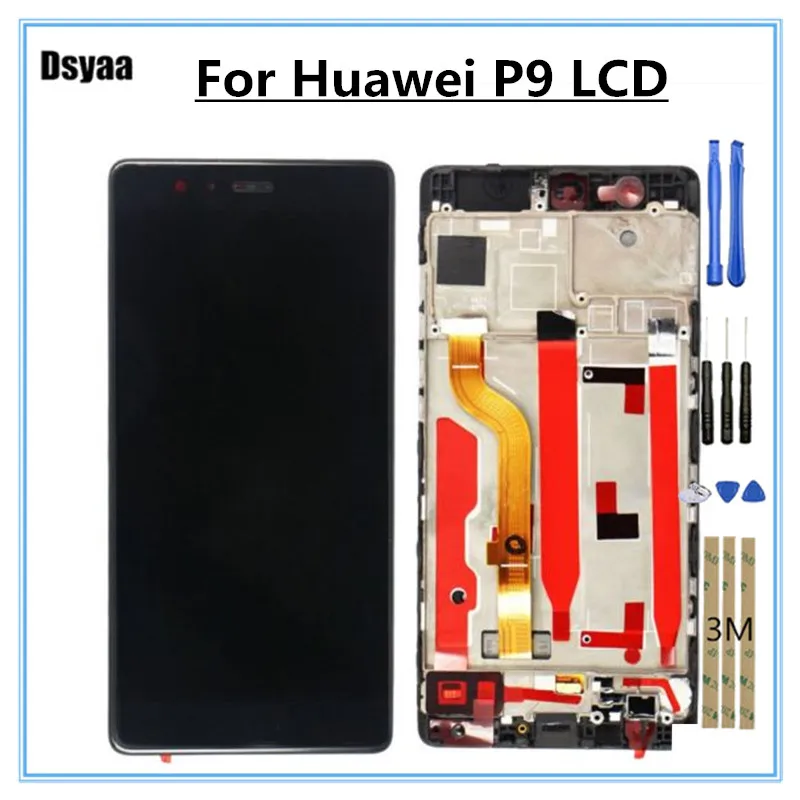 

For 5.2inch for Huawei P9 LCD Touch Screen Digitizer Assembly with Frame for HUAWEI P9 Display EVA-L09 EVA-L19 LCD Repair