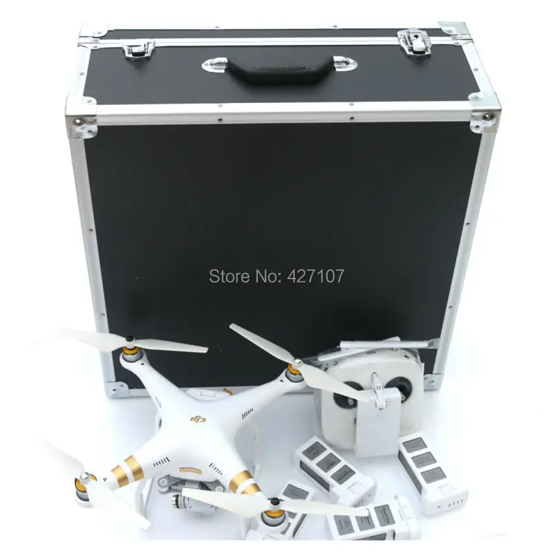 DJI Phantom 4 Or DJI Phantom 3 Professional/Advanced Hard Case With Prop Guard DJI Phantom 4 Or DJI Phantom 3 Professional/Advanced Hard Case With Prop Guard