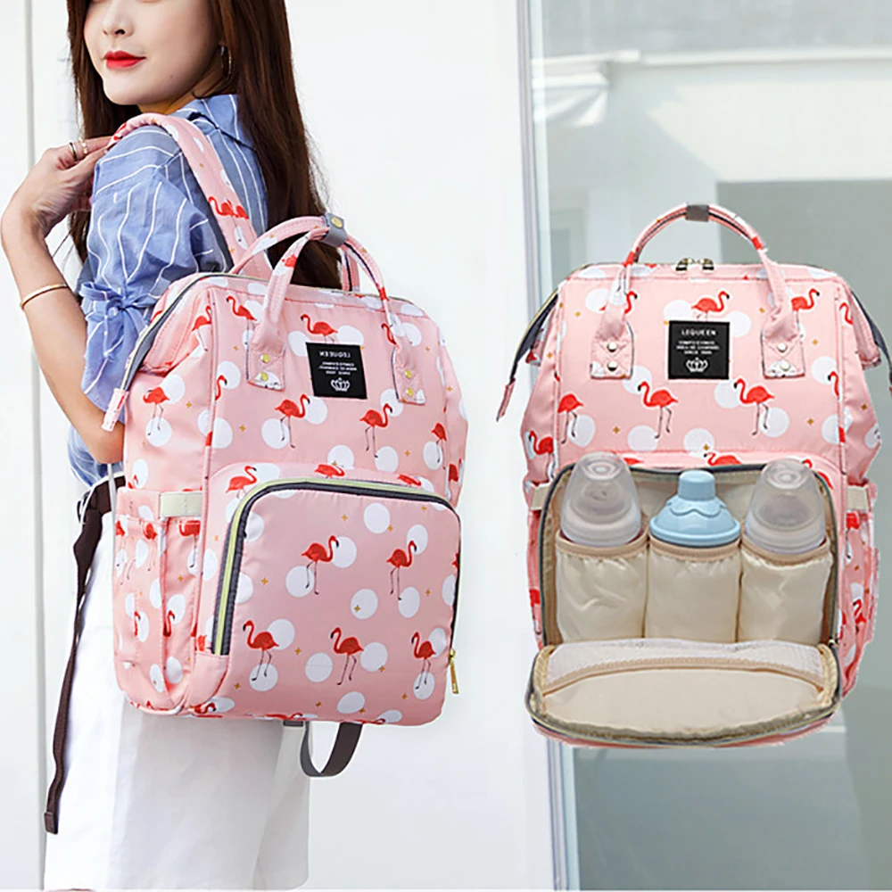 

Fashion Thermal Bags Print Mummy Maternity Insulation Bag Large Capacity Infants Bag Travel Backpack Nursing Bag for Baby Care