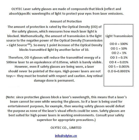 olytec-laser glasses