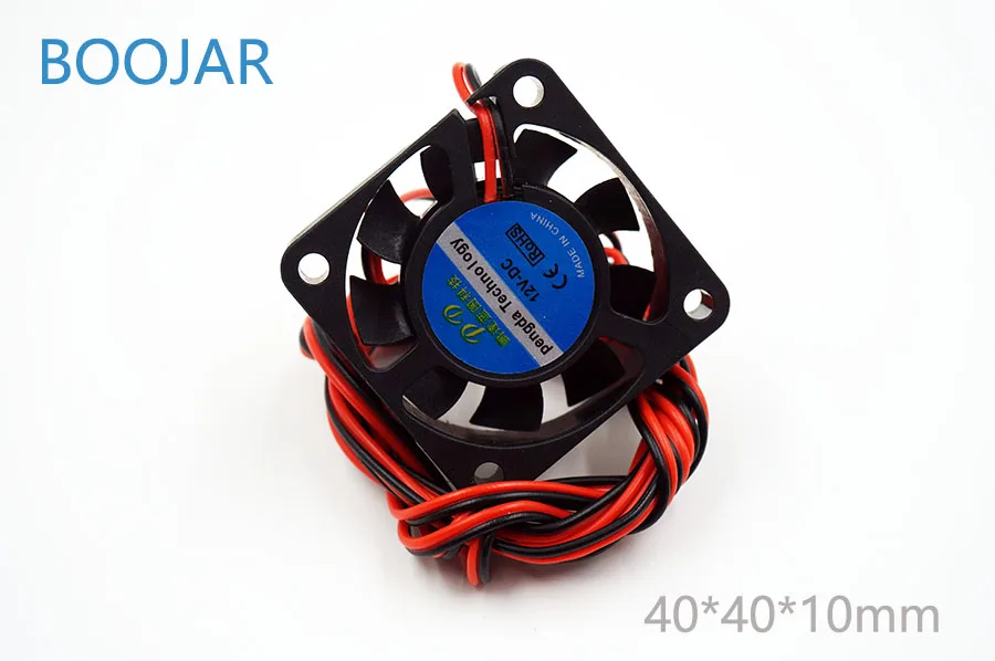 4010 охлаждающий вентилятор 3D принтер запчасти DC 12 V 0.1A 40*40*10 мм с интерфейсом 2,54