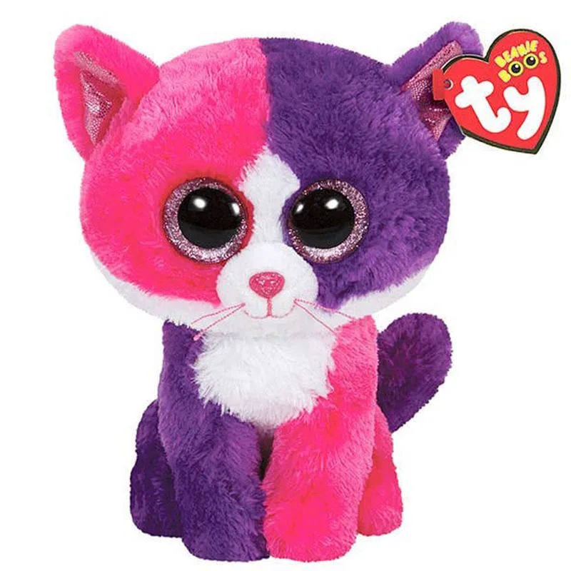 

Ty Beanie Boos Stuffed & Plush Animals Pellie The Cat Toy Doll 6" 15cm