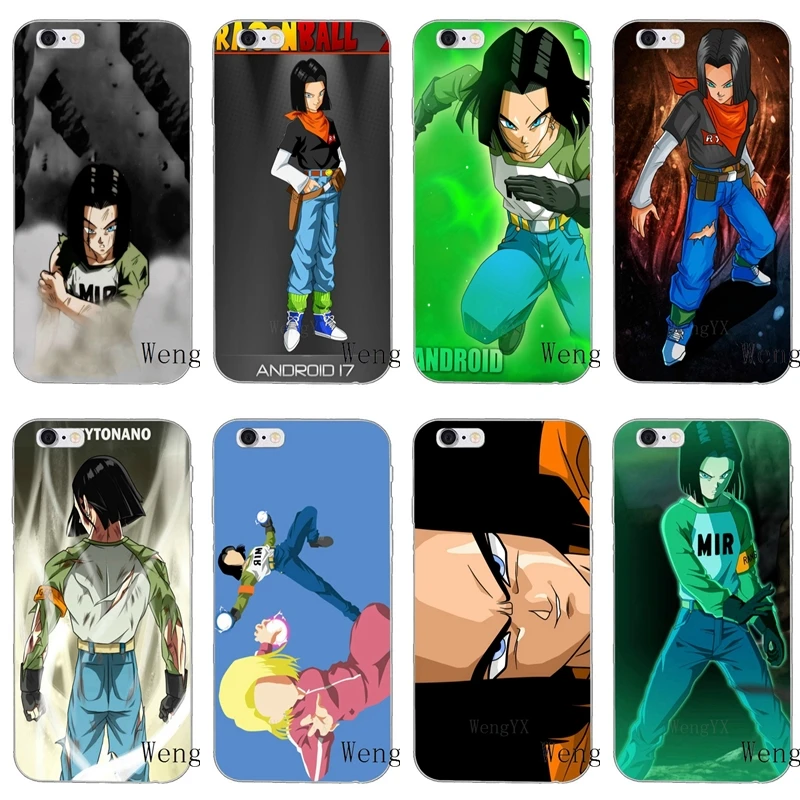 

anime Dragon Ball super Z Android 17 Slim silicone Soft phone case For Samsung Galaxy J1 J2 J3 J5 J7 A3 A5 A7 2015 2016 2017