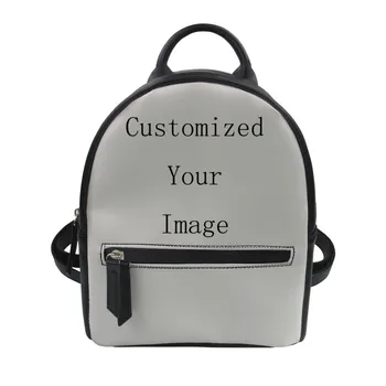 

Customized PU leather Backpack Storage Package Any image is Available The only need is a picture I will do the design for you