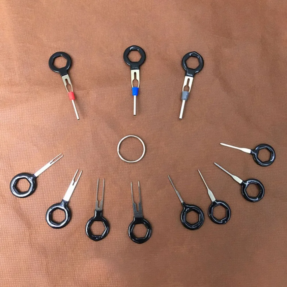 

Car Terminal Removal Tool Kit Harness Wiring Crimp Connector Extractor Puller Release Pin Professional Repair Tools Top Sale