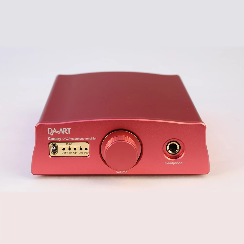 

Yulong Audio DAART Canary ESS9018MK2 XMOS DSD256 PCM384KHz Coaxial Optical USB DAC Desktop Headphone Amplifier