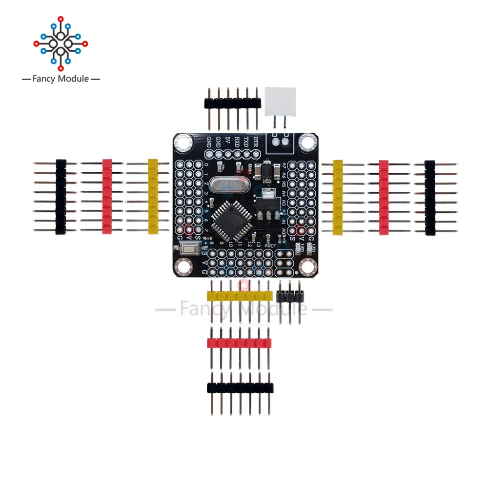 Pro Mini Atmega328 3,3 В 8 МГц модуль платы для Arduino Mini 328 ATMEGA328P микроконтроллер Замена ATMEGA128 с 14 контактами