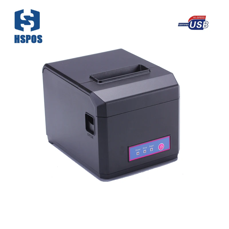 

High quality 80mm printet with auto cutter from Japan plus 20 rolls 80*80mm big diameter roll receipt Paper for POS system