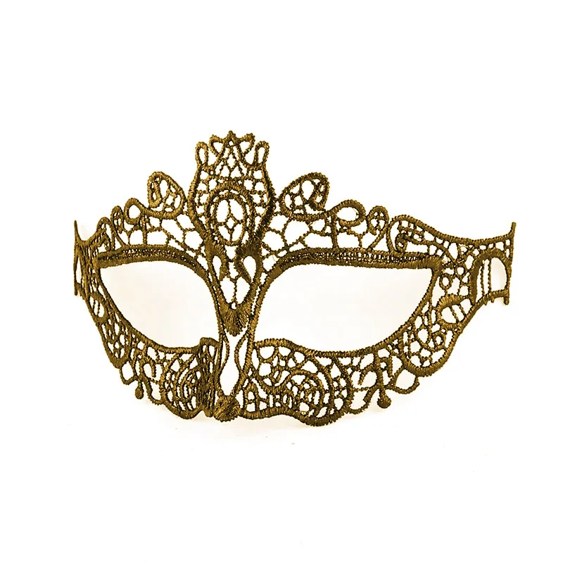 Прекрасный питомец Золотой горячее тиснение Дамы Сексуальная Маскарадная маска из кружева для карнавала Хэллоуин Porm половина лица мяч вечерние маски для глаз#30 - Цвет: PM011TJ