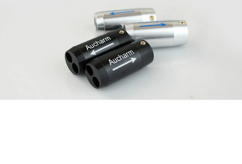 2 шт. алюминиевый сплав динамик кабель со штекером типа банан провода сплиттер Y брюки загрузки спикер линия сплиттер рукав