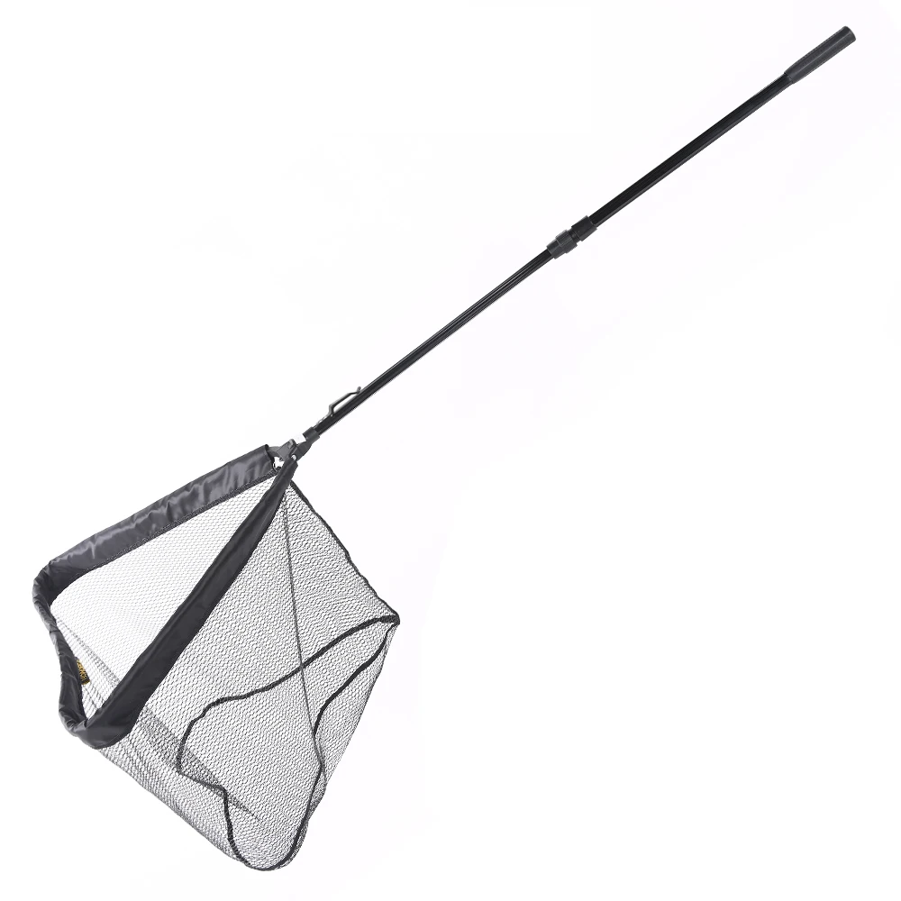 HONOREAL 160cm Portable Plastic Bag Landing Net Aluminum Pole
