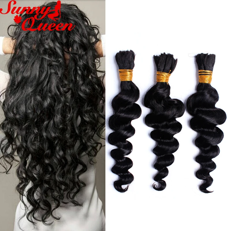 wcy.wat.edu.pl : Buy 3pcs Human Braiding Hair Bulk 8A Brazilian Loose Wave Bulk For Braiding ...