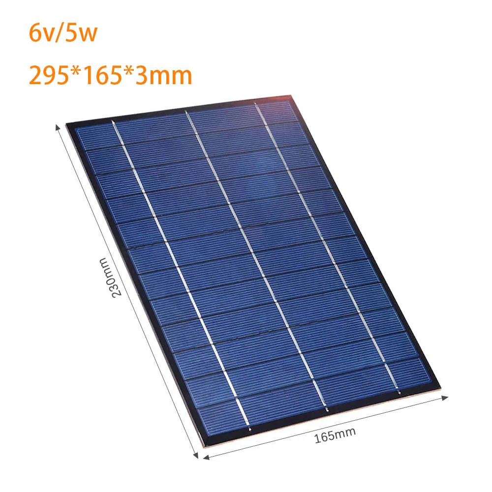 Xinpuguang солнечная панель 2 Вт 3 Вт 5 Вт 115*135 мм DIY Мини поликремниевый модуль для комплекта батарея игрушка насос мотор наружное зарядное устройство - Цвет: 5W
