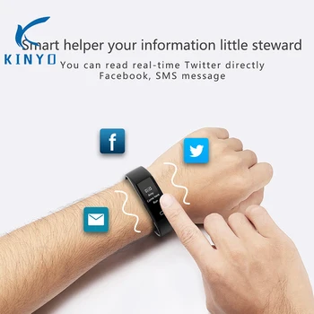 

Bluetooth bracelet heart rate monitor sports wristband outdoor activity tracker Smartwatch health smart helper gifts for couples