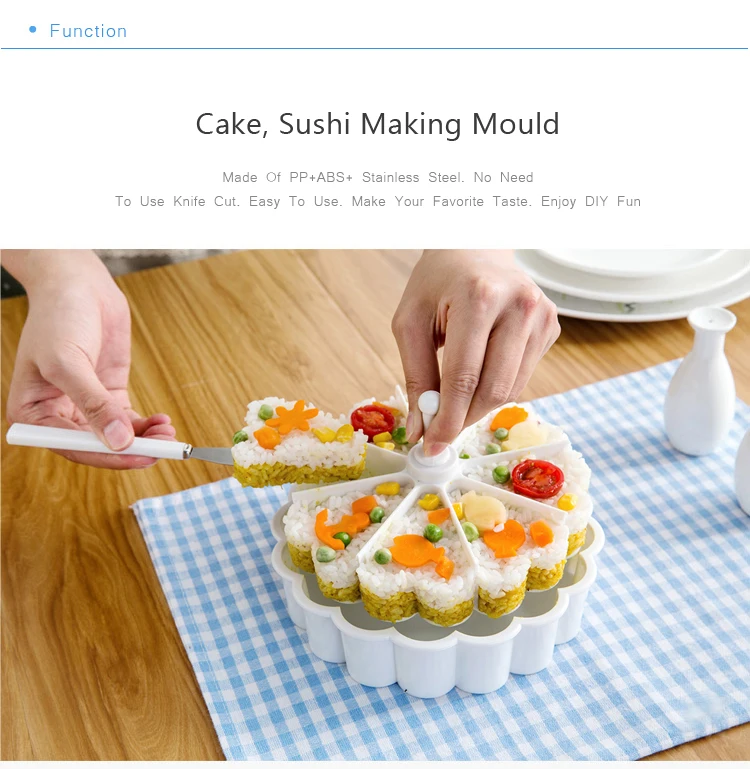 XZJJA креативные детские рисовые шарики, инструменты для суши, кухонные принадлежности, форма для выпечки торта