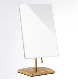 

European Large Square Table Single Mirror Fashion Creative Folding Mirror Home Bedroom Decoration Practical Vanity Mirror Q431