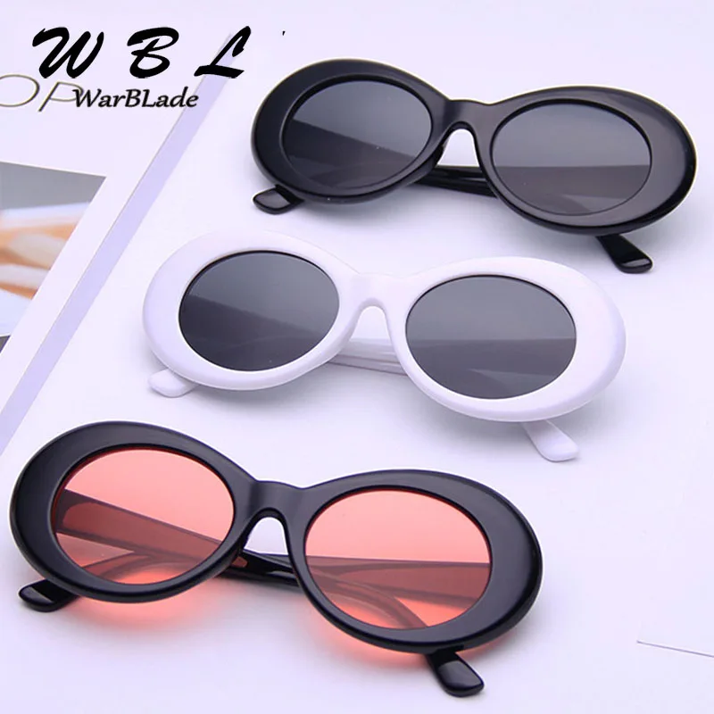 

WarBLade Women Men Fashion Sunglasses Oval Retro Sun Glasses Glasses Male UV400 Womens Sunglasses Vintage 2019 Hot