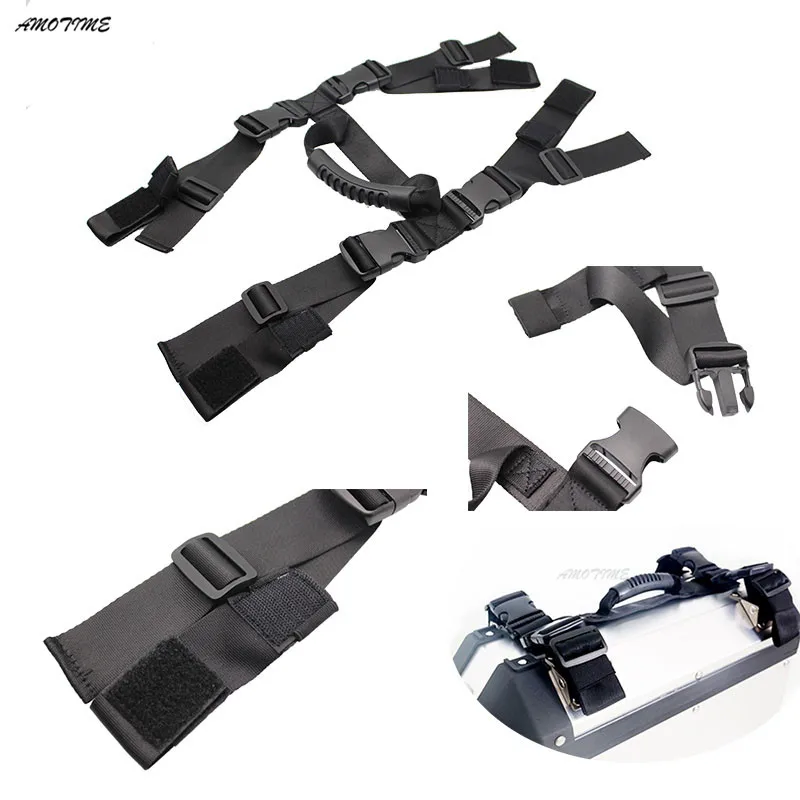

Side handle handle for aluminum alloy side box for BMW R1200GS LC ADV ADVENTURE F700GS F800GS ADV KTM 1290 ADV MT 09 Universal