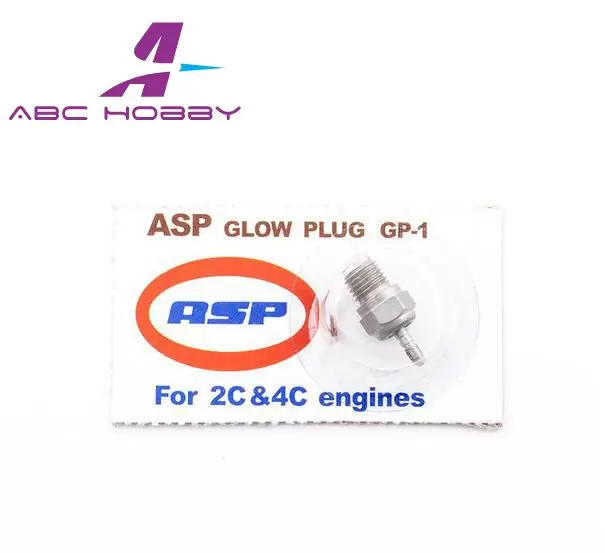

ASP Nitro RC Engine ASP GP-1 GLOW PLUG Two Stock and 4Stock spark Plug head RC parts 12PCS