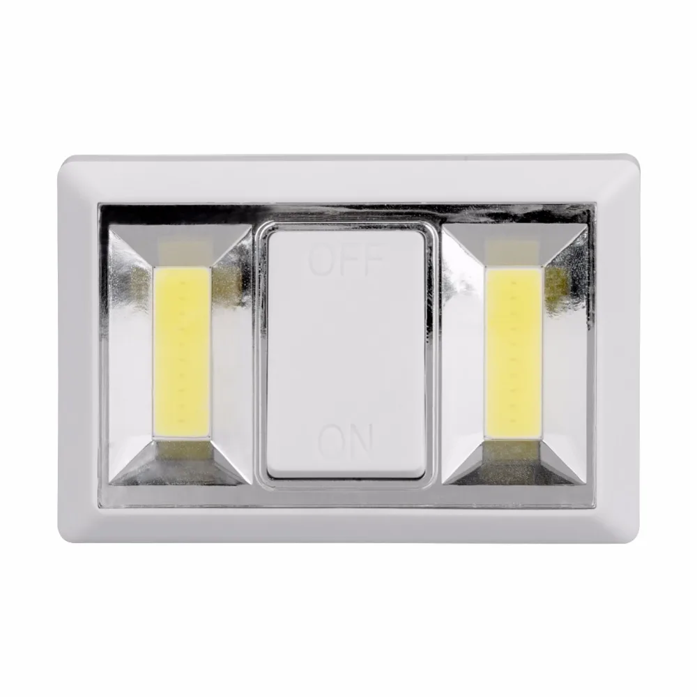 

Magnetic LED Night Light Ultra Bright Mini 2 COB Wireless Wall Light Battery Operated Kitchen Garage Closet Camp Emergency Light