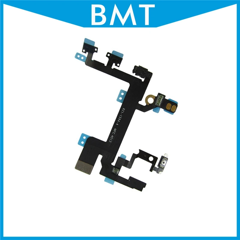 Bmt 10 шт./лот Мощность Flex кабель отключения звука на от объема Кнопки для iphone 5S|flex