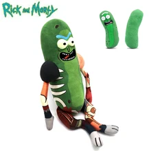 New Animation Rick and Morty Plush toys 45cm Rick Morty Rick Q Mr. Meeseeks Plush Doll toys for Home Decoration rick and morty action figure collection model toy q vision keyring pendant rick and morty bobble head q edition keychain toys