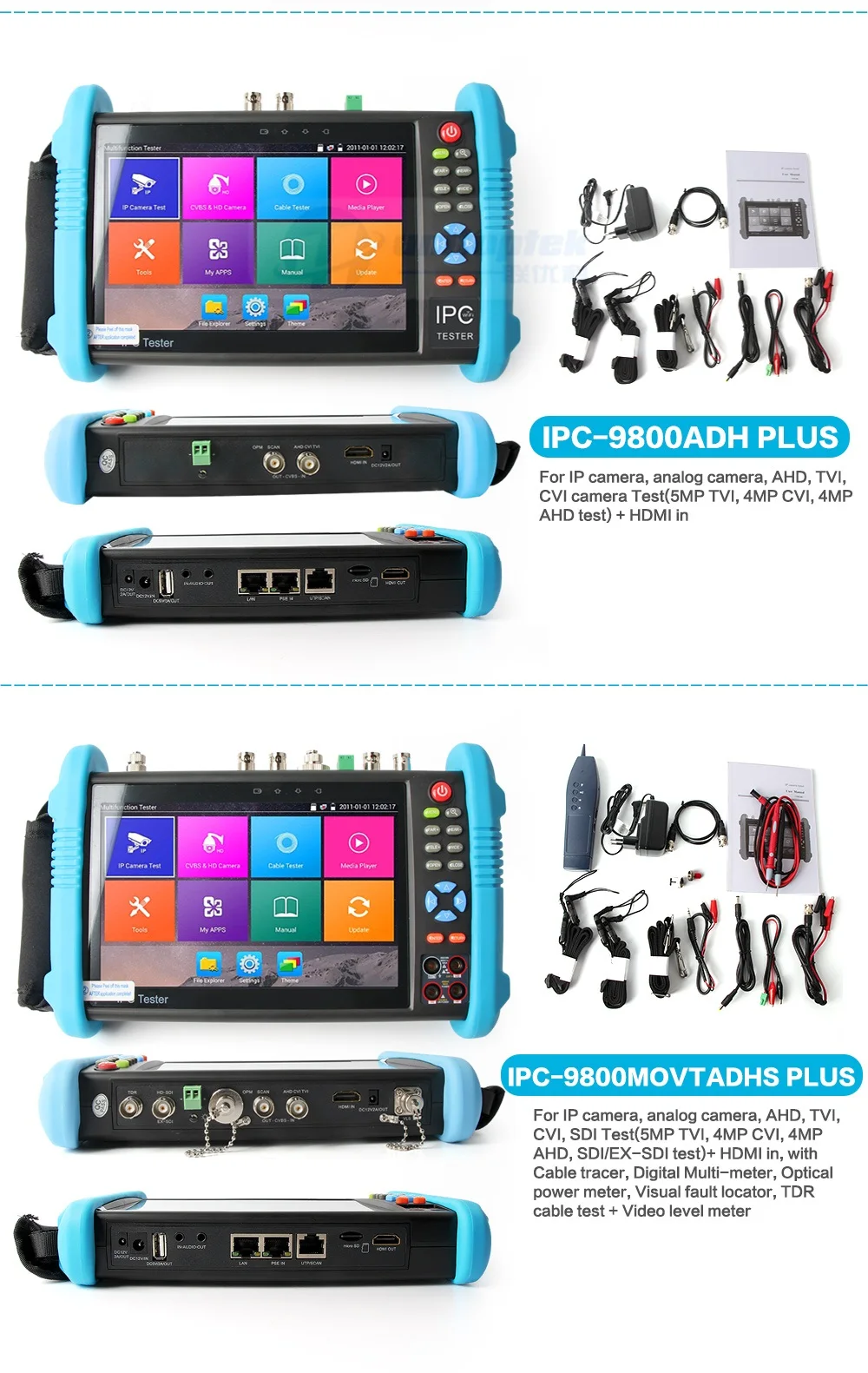 09 Handheld CCTV IP Camera Tester