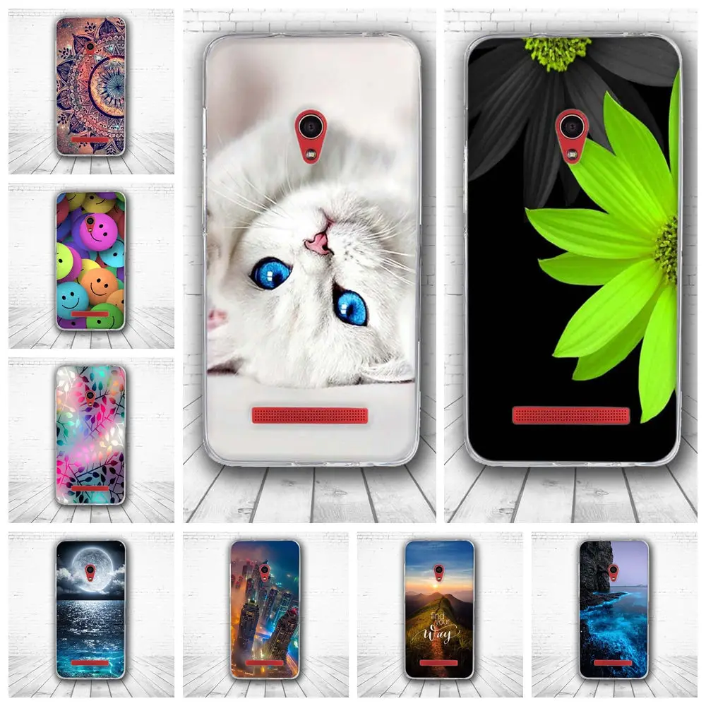 Чехол для телефона Asus ZenFone 5 A500KL A500CG A501CG 0 ''чехол 3D Силиконовый ТПУ задняя